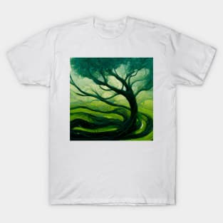 Paint Of abstract tree T-Shirt